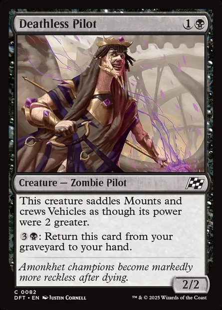 Deathless Pilot, Magic card DFT 82 — Aetherdrift set
