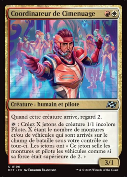 Coordinateur de Cimenuage, carte Magic DFT 196 — extension Aetherdrift