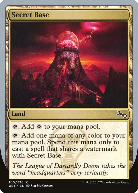 Secret Base, carte Magic UST 165c — extension Unstable