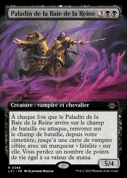 Paladin de la Baie de la Reine, carte Magic LCI 368 — extension The Lost Caverns of Ixalan