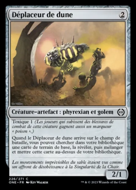 Déplaceur de dune, carte Magic ONE 226 — extension Tous Phyrexians