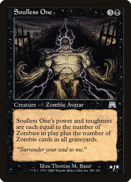 Soulless One, Magic card ONS 171 — Onslaught set