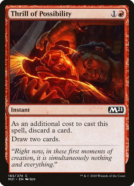 Thrill of Possibility, Magic card M21 165 — Core Set 2021 set