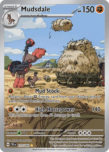 Mudsdale, Pokémon card TEF 175 — Temporal Forces set