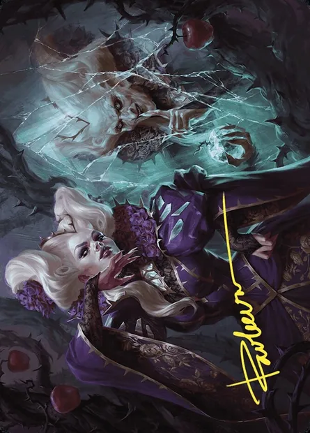 Conceited Witch // Conceited Witch, carte Magic AWOE 11 — extension Wilds of Eldraine Art Series