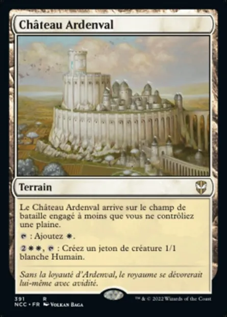 Château Ardenval, carte Magic NCC 391 — extension New Capenna Commander