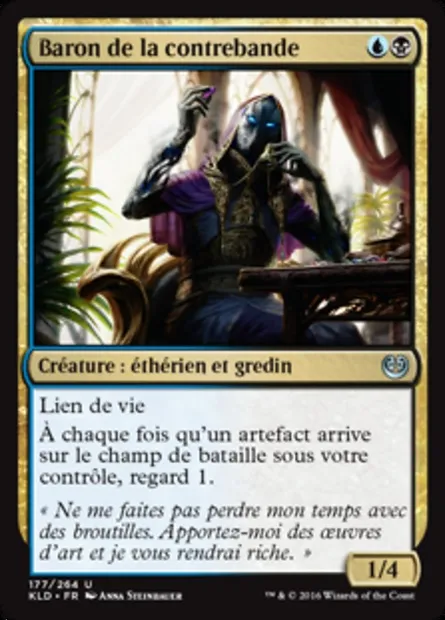 Baron de la contrebande, carte Magic KLD 177 — extension Kaladesh