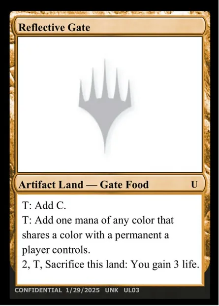 Reflective Gate, carte Magic UNK UL03a — extension Unknown Event