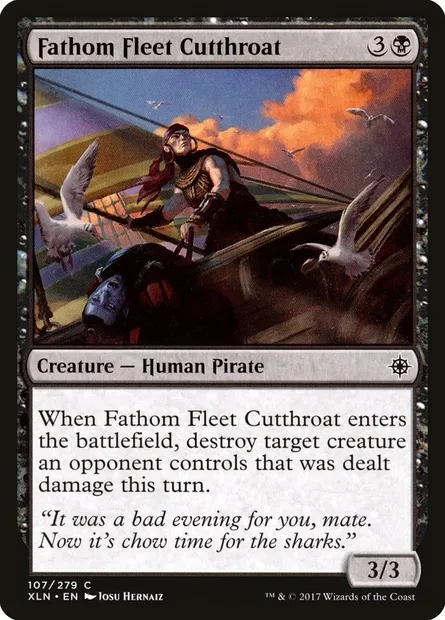 Fathom Fleet Cutthroat, Magic card XLN 107 — Ixalan set