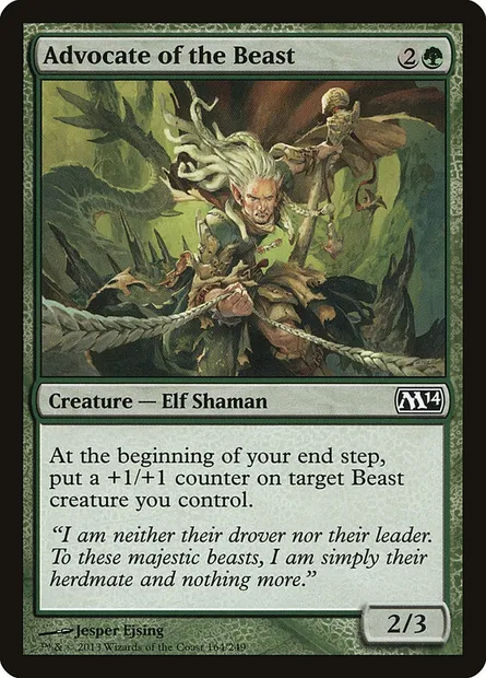 Advocate of the Beast, Magic card M14 164 — Magic 2014 set