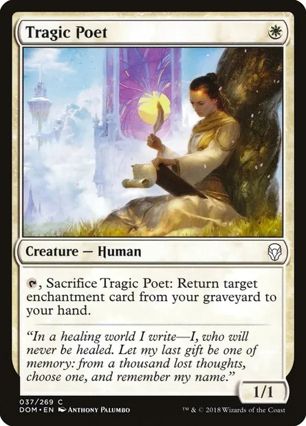 Tragic Poet, Magic card DOM 37 — Dominaria set