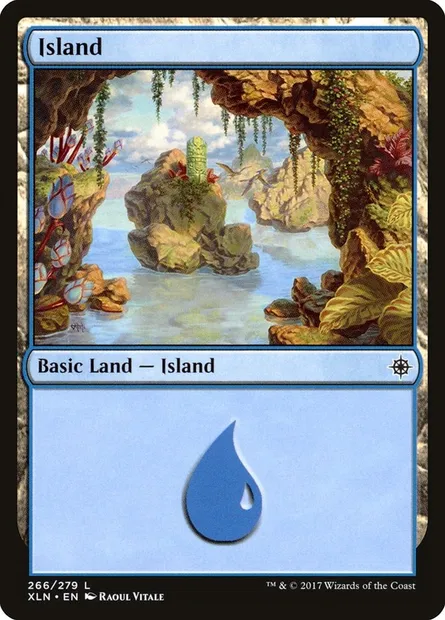 Island, Magic card XLN 266 — Ixalan set