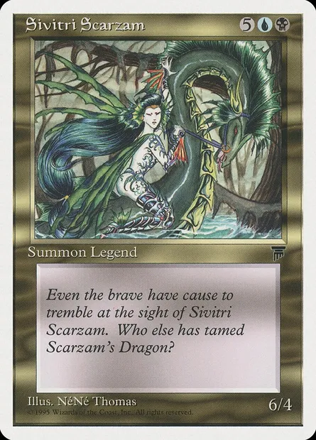 Sivitri Scarzam, carte Magic CHR 84 — extension Chronicles