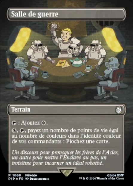 Salle de guerre, carte Magic PIP 1068 — extension Fallout