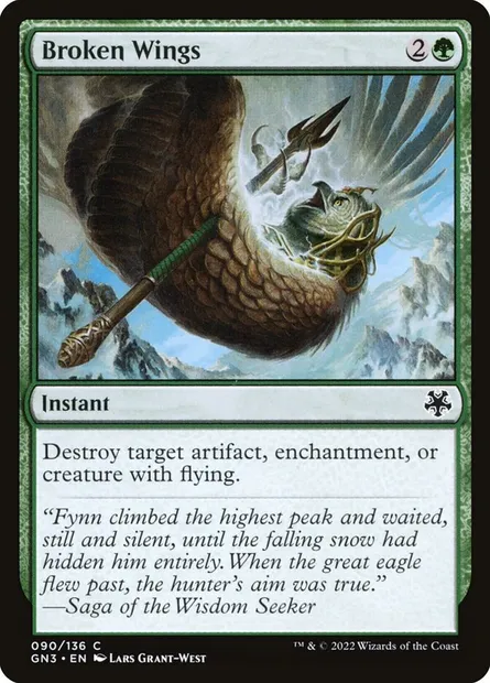Broken Wings, Magic card GN3 90 — Game Night: Free-for-All set