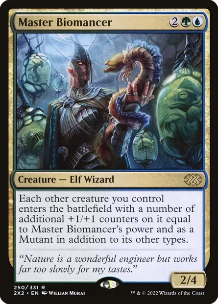 Master Biomancer, Magic card 2X2 250 — Double Masters 2022 set