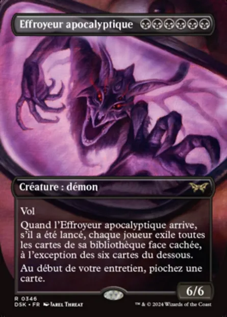 Effroyeur apocalyptique, carte Magic DSK 346 — extension Duskmourn: House of Horror