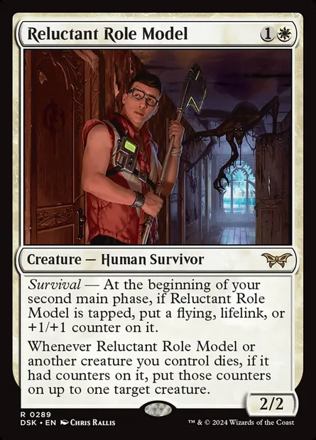 Reluctant Role Model, Magic card DSK 289 — Duskmourn: House of Horror set