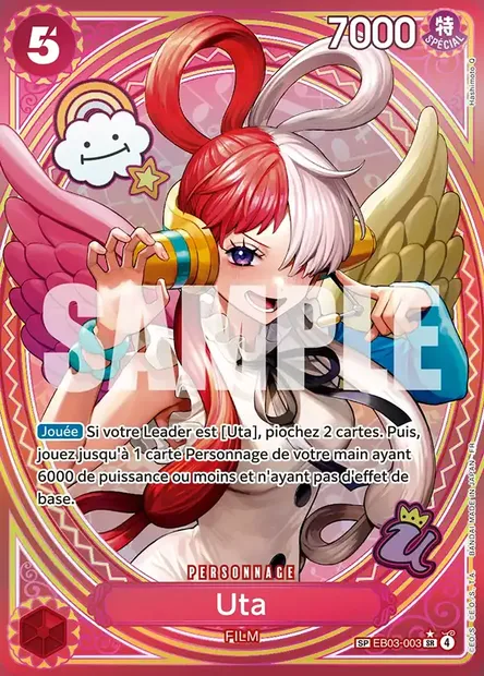 Uta, carte One Piece EB03-003 — extension ONE PIECE HEROINES EDITION