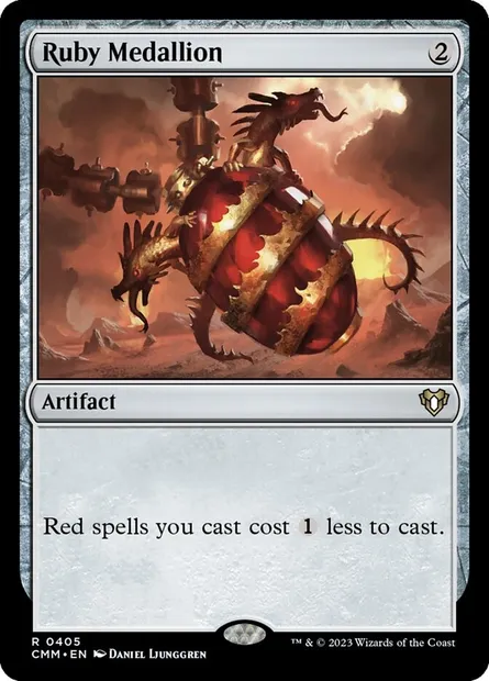 Ruby Medallion, Magic card CMM 405 — Commander Masters set