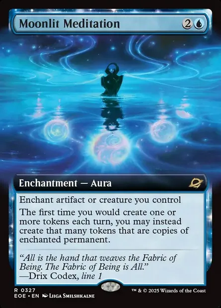 Moonlit Meditation, Magic card EOE 327 — Edge of Eternities set