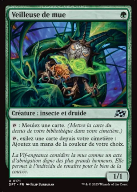 Veilleuse de mue, carte Magic DFT 171 — extension Aetherdrift