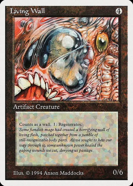 Living Wall, Magic card SUM 262 — Summer Magic / Edgar set