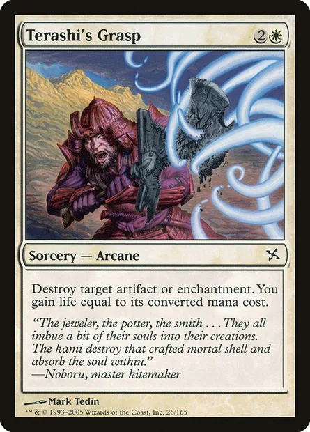 Terashi's Grasp, Magic card BOK 26 — Betrayers of Kamigawa set