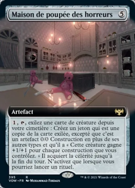 Maison de poupée des horreurs, carte Magic VOW 395 — extension Innistrad : noce écarlate
