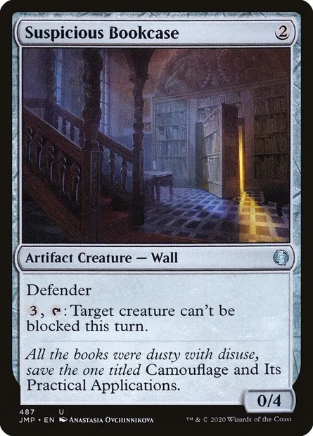 Suspicious Bookcase, Magic card JMP 487 — Jumpstart set