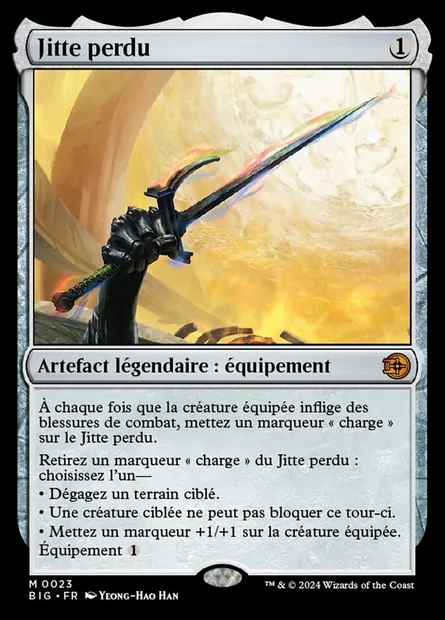Jitte perdu, carte Magic BIG 23 — extension The Big Score