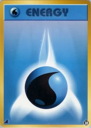Water Energy, Pokémon card IPTOT 028 — Intro Pack Neo Totodile set