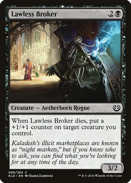Lawless Broker, Magic card KLD 86 — Kaladesh set