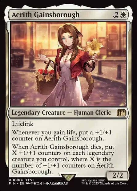 Aerith Gainsborough, Magic card FIN 4 — Final Fantasy set