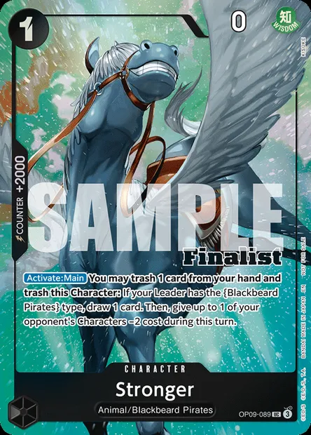 Stronger, carte One Piece OP09-089 — extension LES NOUVEAUX EMPEREURS