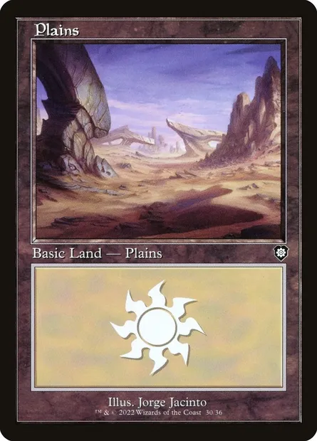 Plains, Magic card BRC 30 — The Brothers' War Commander set