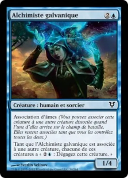 Alchimiste galvanique, carte Magic AVR 54 — extension Avacyn ressuscitée