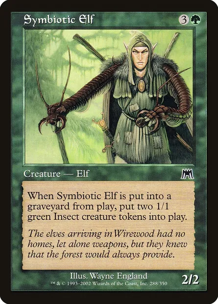 Symbiotic Elf, Magic card ONS 288 — Onslaught set