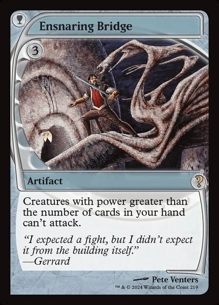 Ensnaring Bridge, Magic card MB2 219 — Mystery Booster 2 set