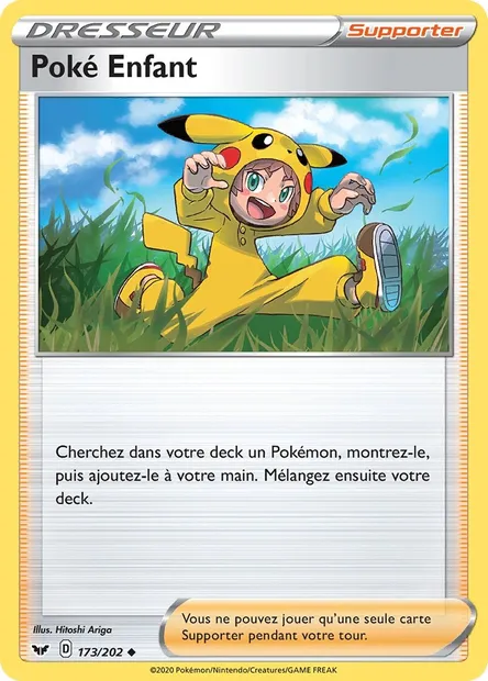 Poké Enfant, carte Pokémon SSH 173 — extension Épée et Bouclier