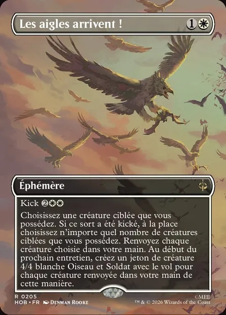 Les aigles arrivent !, carte Magic HOB 205 — extension The Hobbit