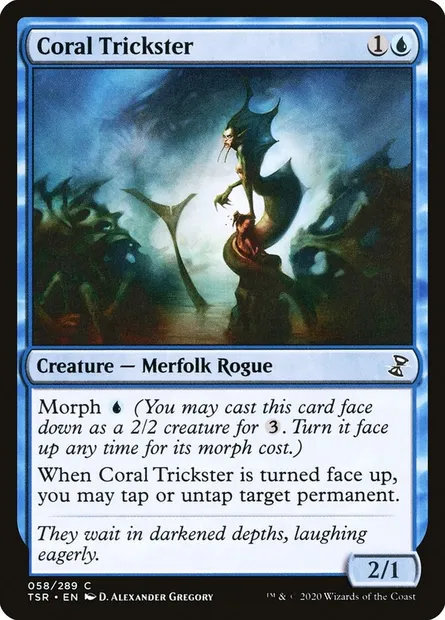 Coral Trickster, Magic card TSR 58 — Time Spiral Remastered set