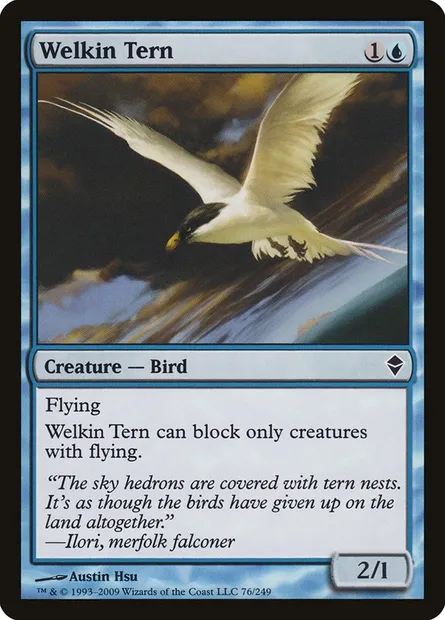 Welkin Tern, Magic card ZEN 76 — Zendikar set