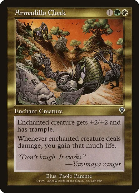Armadillo Cloak, Magic card INV 229 — Invasion set