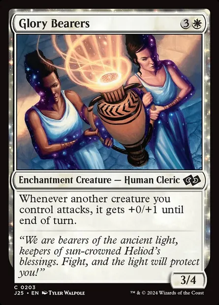 Glory Bearers, Magic card J25 203 — Foundations Jumpstart set