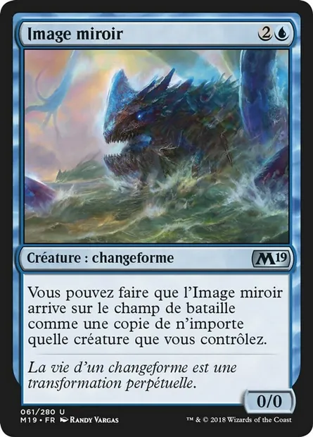 Image miroir, carte Magic M19 61 — extension Core Set 2019