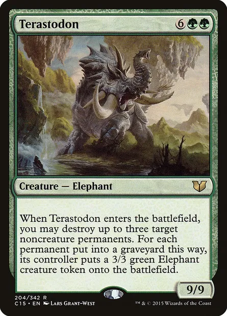 Terastodon, Magic card C15 204 — Commander 2015 set