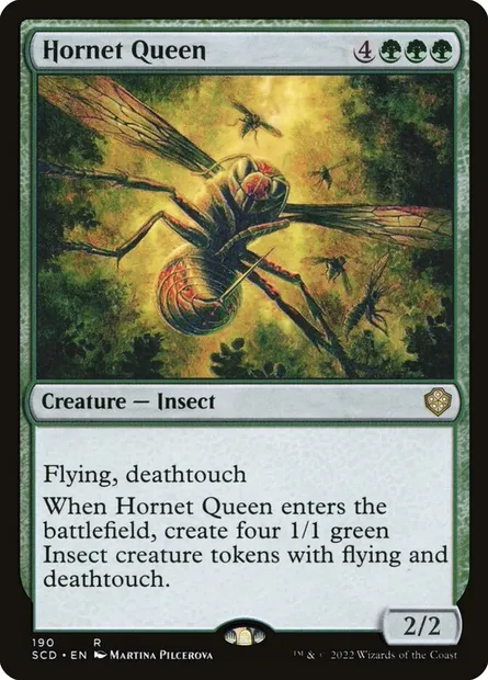 Hornet Queen, Magic card SCD 190 — Starter Commander Decks set