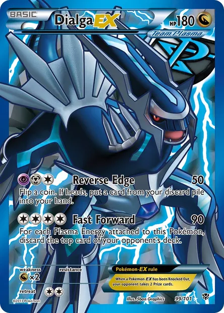 Dialga-EX, Pokémon card PLB 99 — Plasma Blast set