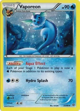 Aquali, carte Pokémon TDX 022 — extension Theme Deck & Blisters Exclusives